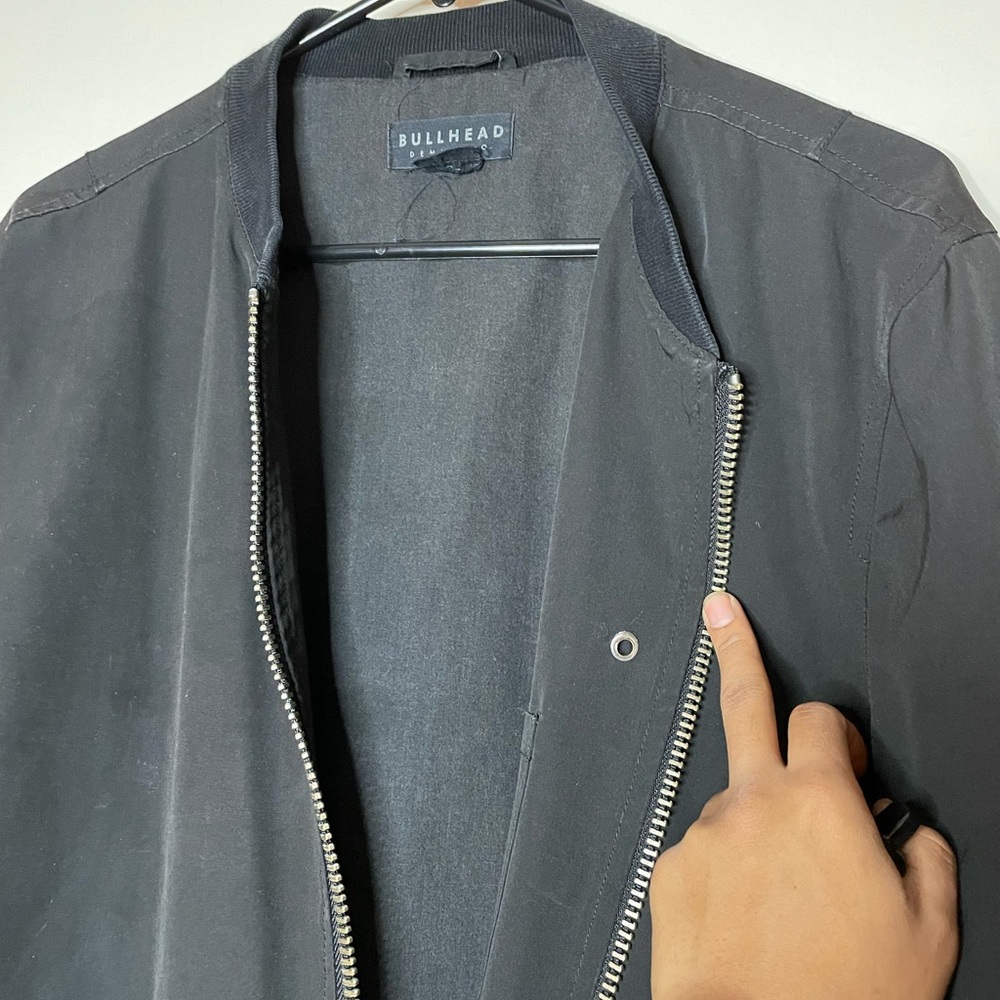 Black Bomber Jacket - image 4